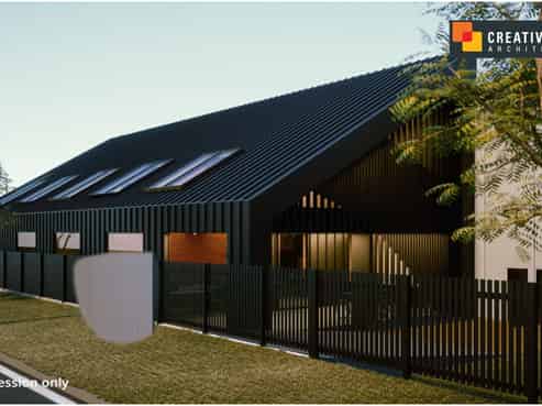 New warehouse to be built - strong corner presence