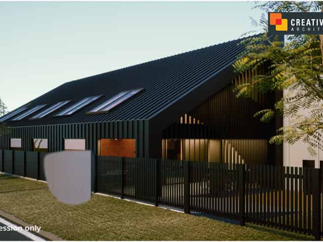 New warehouse to be built - strong corner presence