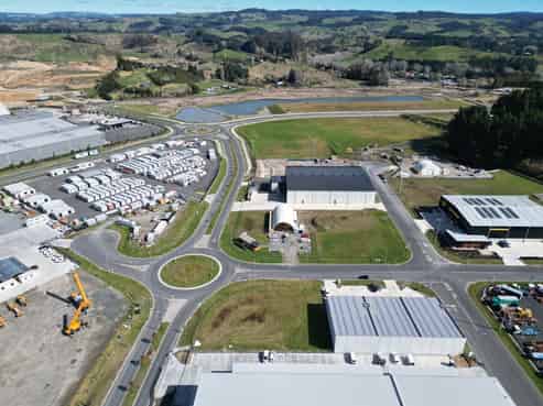 New warehouse to be built - strong corner presence