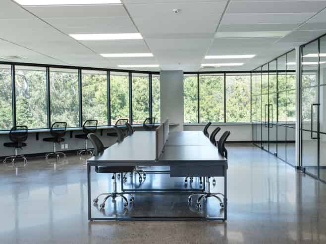 Refurbished suite with balcony views