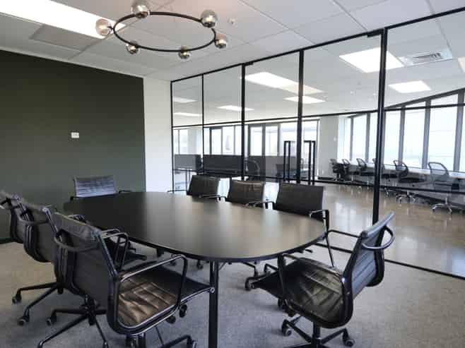 Refurbished suite with balcony views