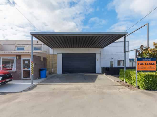 Industrial Warehouse with Drive-Through & Canopy