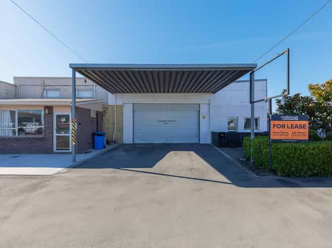 Industrial Warehouse with Drive-Through & Canopy