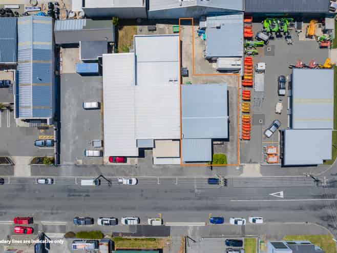 Industrial Warehouse with Drive-Through & Canopy