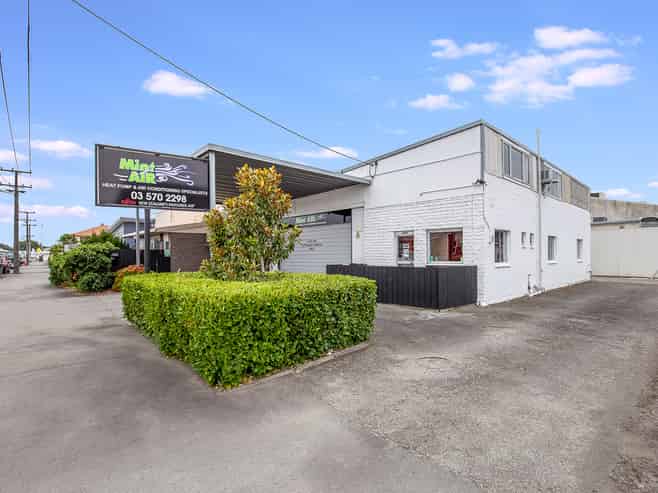 Industrial Warehouse with Drive-Through & Canopy