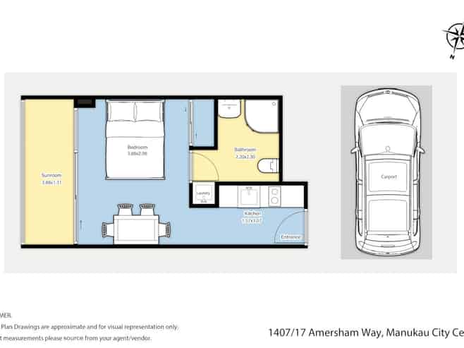 1407/17 Amersham Way, Manukau