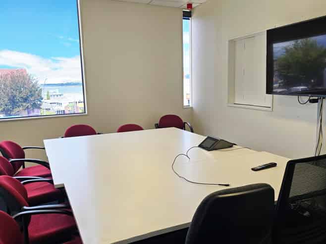 Premium level two office with water and city views