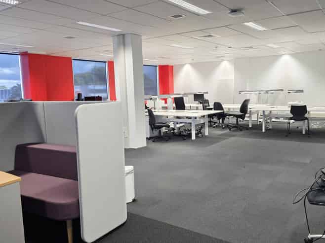 Premium level two office with water and city views