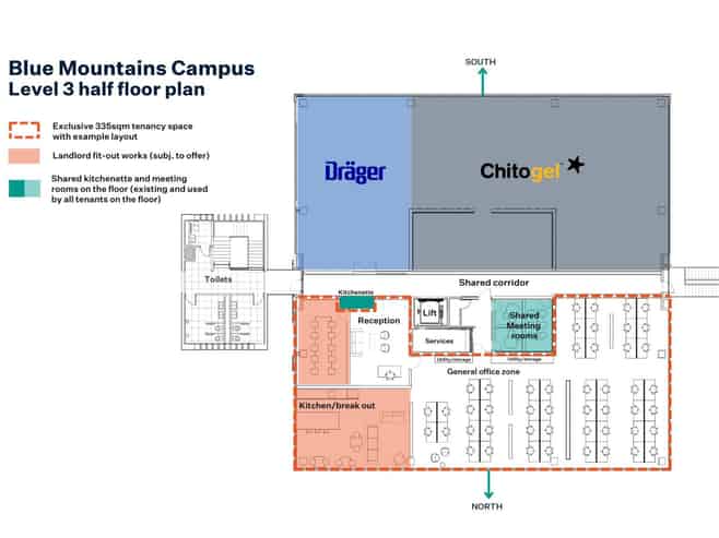 Premium light-filled workspace at Blue Mountains