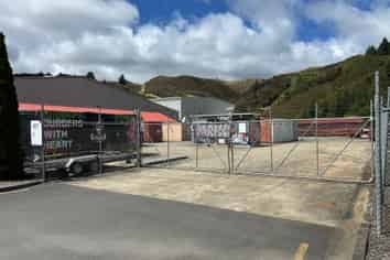 Secure Fully Fenced Concrete Yard
