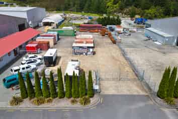 Secure Fully Fenced Concrete Yard