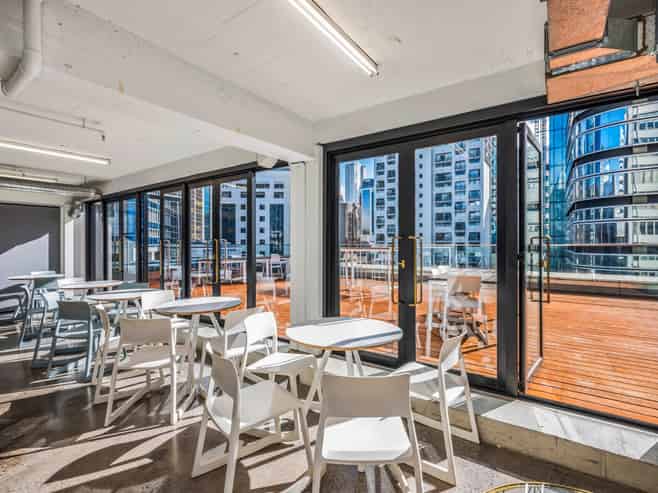 Premium dual‑level office with spectacular deck