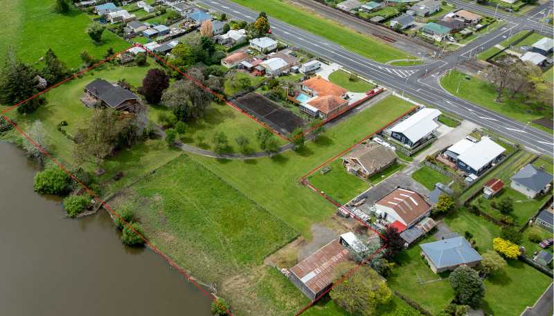 116 and 12 Great South Road, Huntly