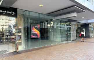 Large format retail on Lambton Quay