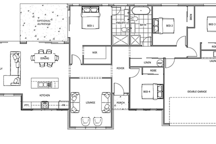 4-Bedroom Modern Home - Widok 4