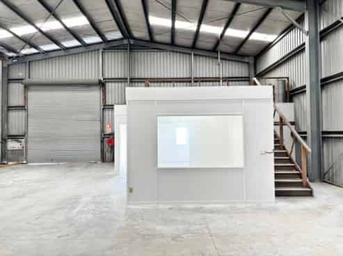 Hard working warehouse, with secure yard