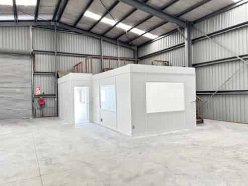 Hard working warehouse, with secure yard