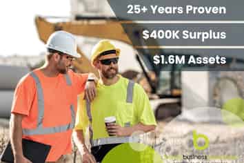 Established Civil Contracting Business with Strong Cashflow – Bay of Islands