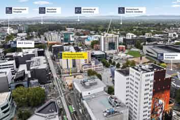 Cathedral Square Site with Laneway