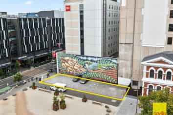 Cathedral Square Site with Laneway
