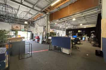 Big Warehouse Surrounded by Yard