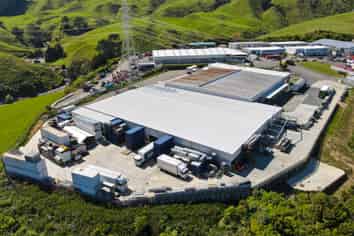 Big Warehouse Surrounded by Yard