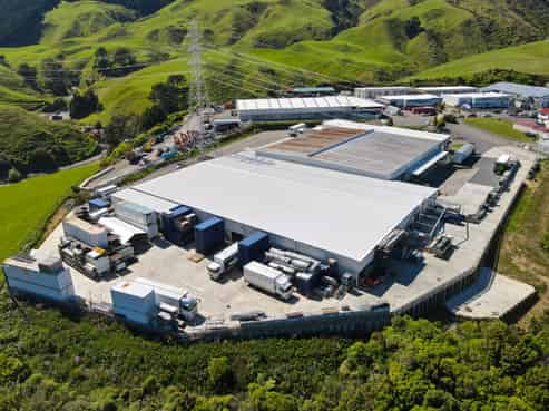 Big Warehouse Surrounded by Yard