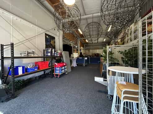 Big Warehouse Surrounded by Yard
