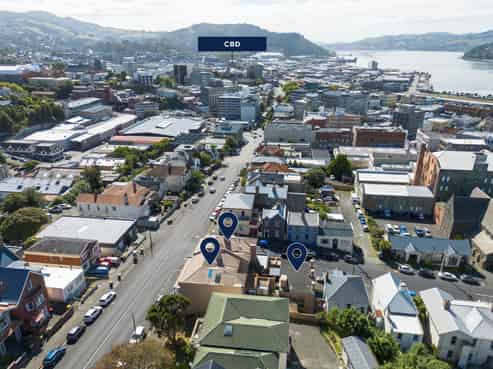 49 Hope Street, 245 and 249 High Street, Dunedin Central