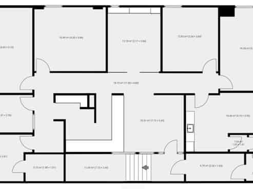 Modernised first floor character office