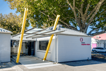 Architectural Landmark Office with Holding Income