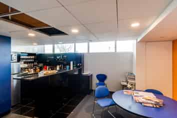 Architectural Landmark Office with Holding Income