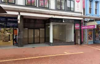 Large Cuba Street retail