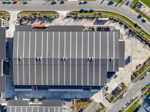 Streamlined Warehouse with Office & Canopy