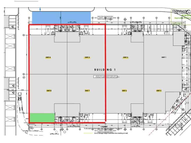 Streamlined Warehouse with Office & Canopy