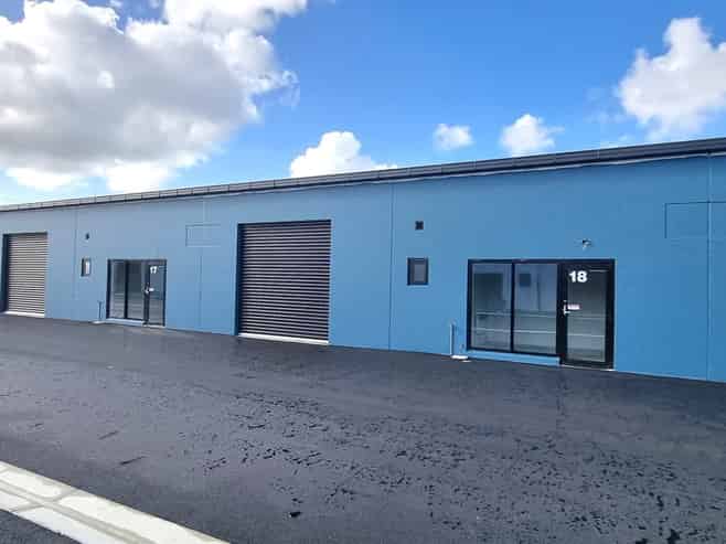 Small warehouse with office in Rolleston