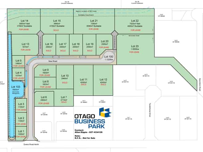 Industrial Sections Available for Lease 