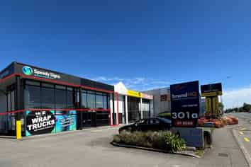 Office - Exposure to Blenheim Road + Carparks