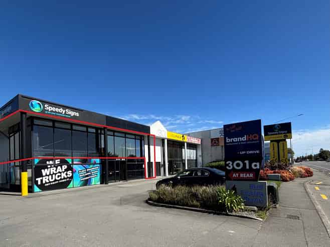 Office - Exposure to Blenheim Road + Carparks