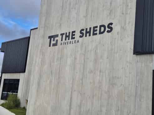 Your base at The Sheds, Riverlea