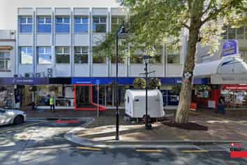 Light-filled second floor office