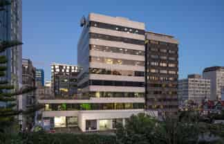 Attractive office space with rooftop seating