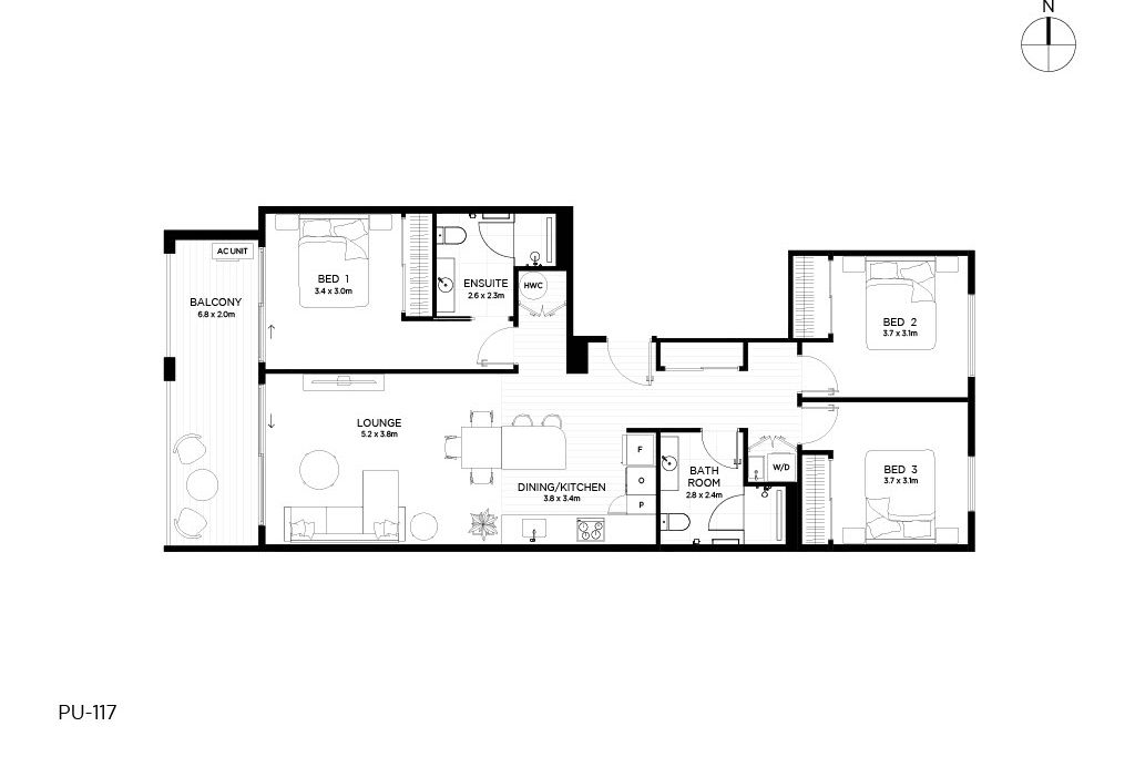 Apartment Living with 2x Parks! - Aanzicht 2