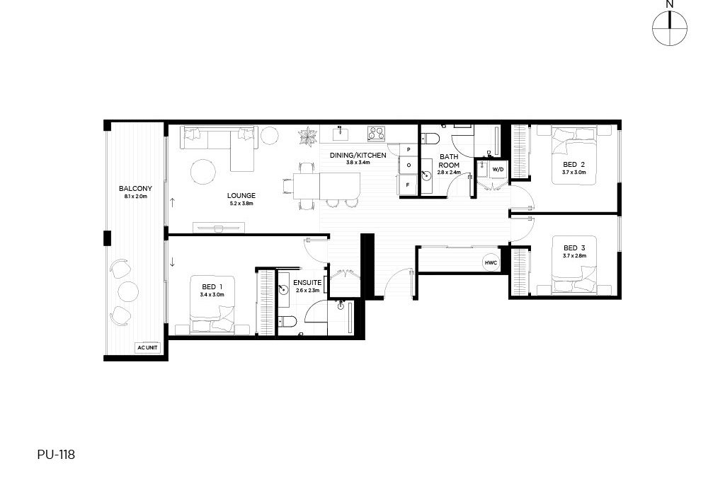Apartment Living with 2x Parks! - Aanzicht 3