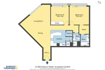 6J/205 Hobson Street, Auckland Central