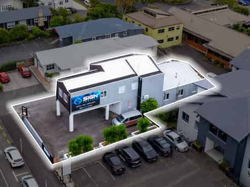 High Profile Office Building - Free Advertising!