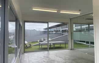 Modern Office with outdoor deck!