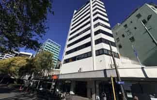 Office space with city views