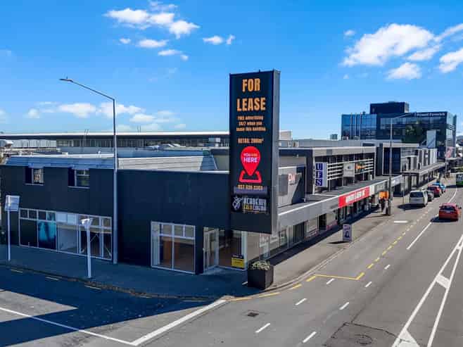Corner Retail Space - Colombo Street Exposure
