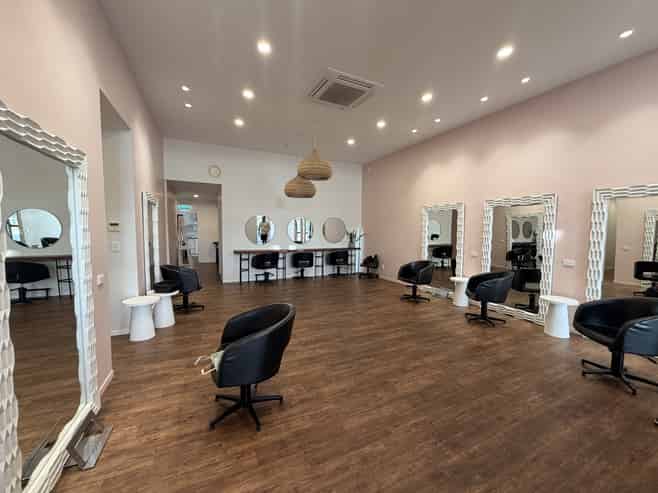 Functional retail space with hair salon fit out